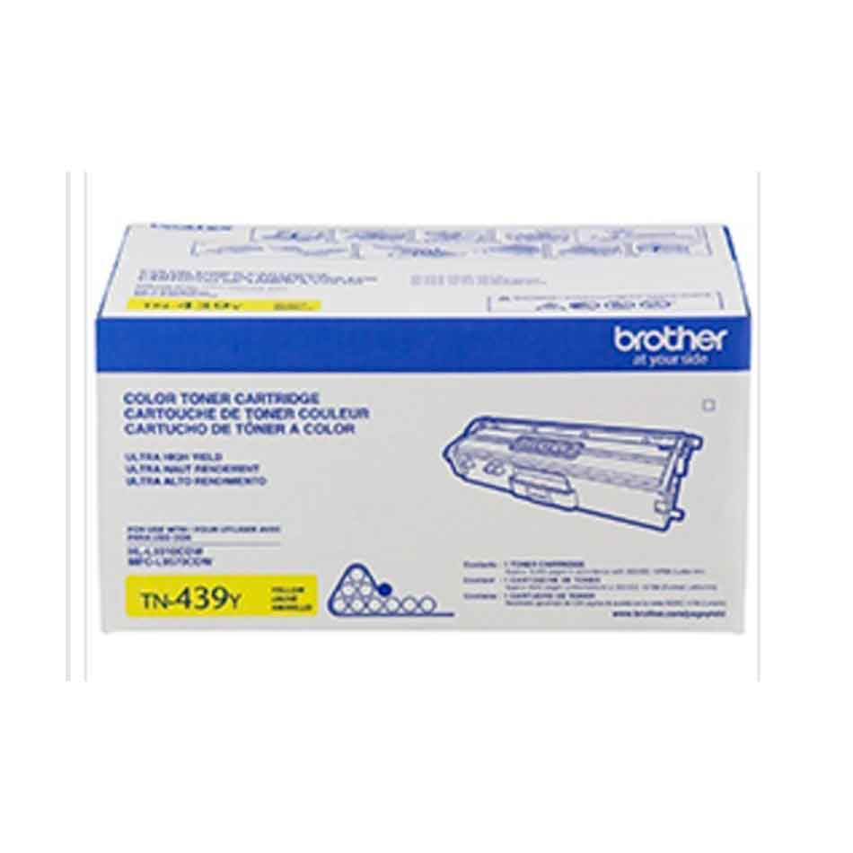 Tóner Amarillo TN439Y marca Brother para modelos MFCL9570CDW HLL9310CDW