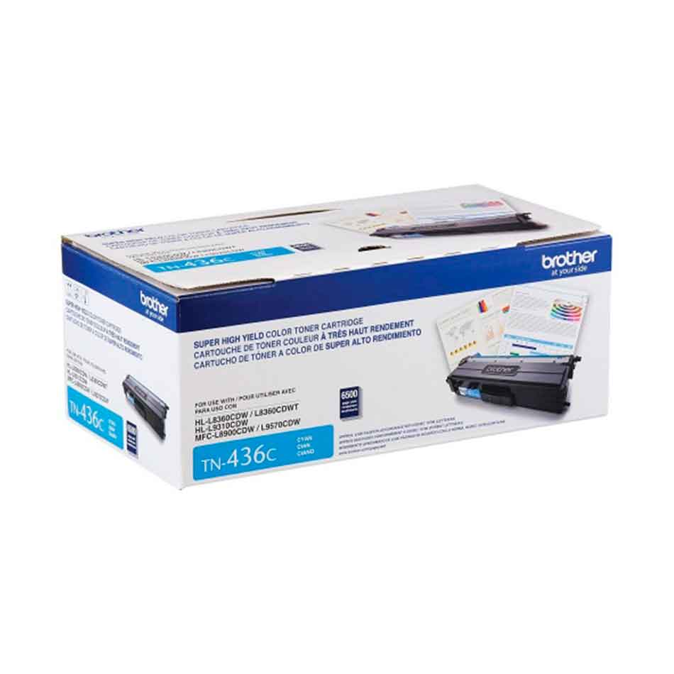 Tóner Cian TN436C marca Brother para modelos MFCL9570CDW HLL9310CDW