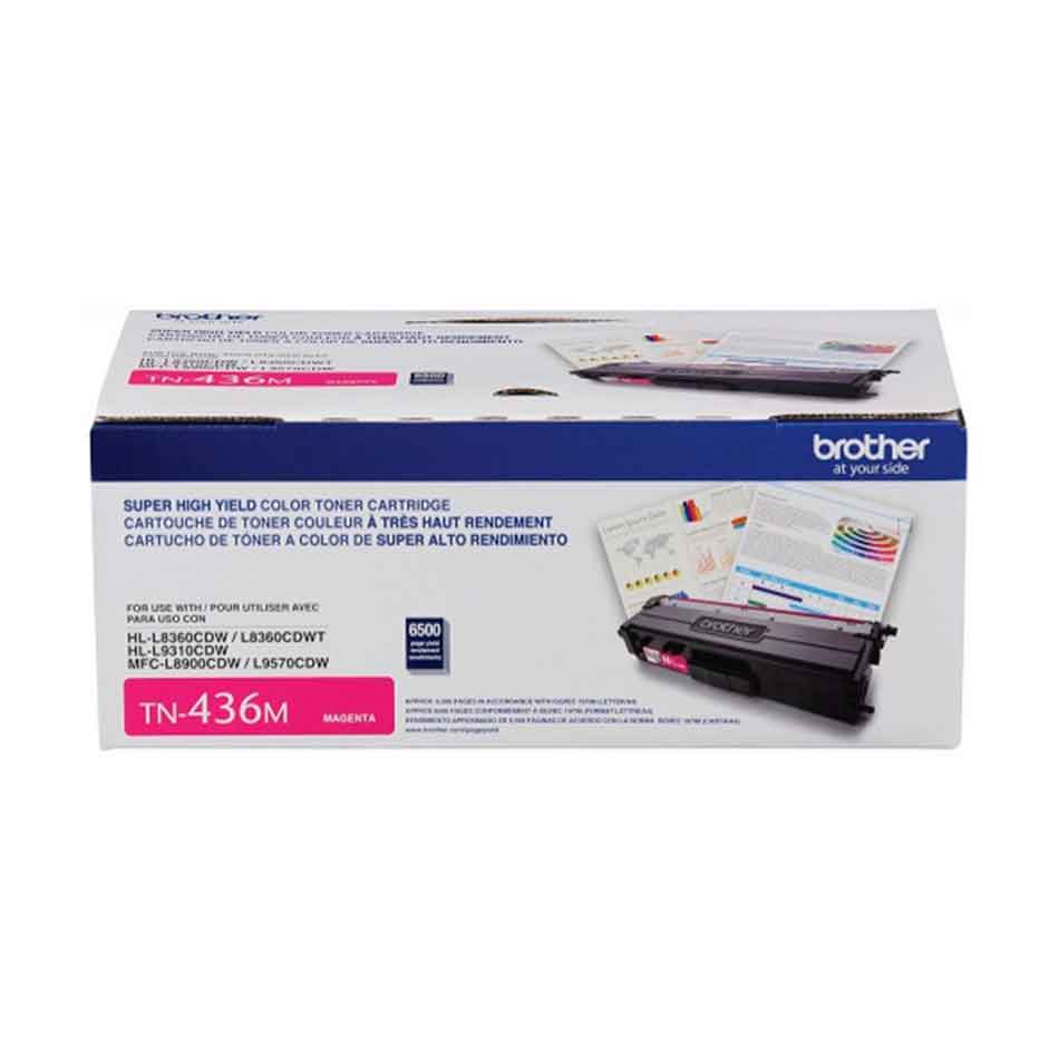Tóner Magenta TN436M marca Brother para modelos MFCL9570CDW HLL9310CDW