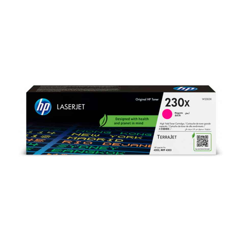 Tóner Magenta marca HP para modelos LaserJet Pro MFP 4303fdw