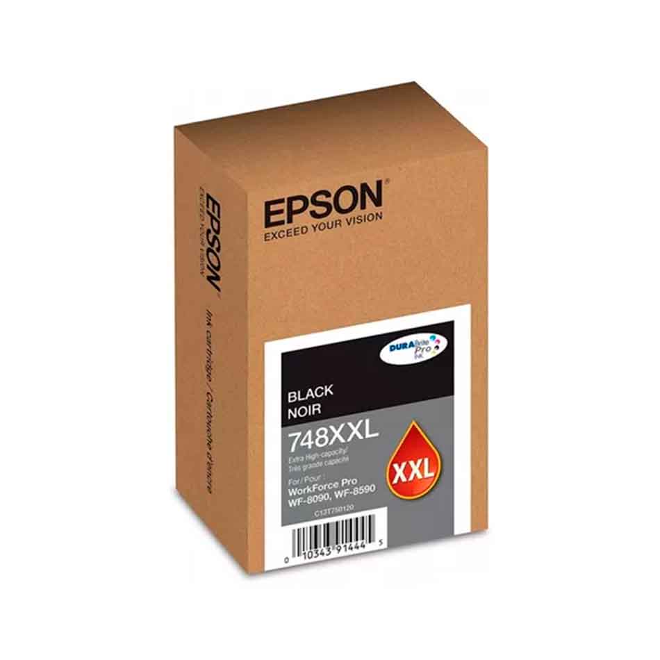 Tóner Negro T748XXL120-AL marca Epson para modelos WF-6090 WF-6590