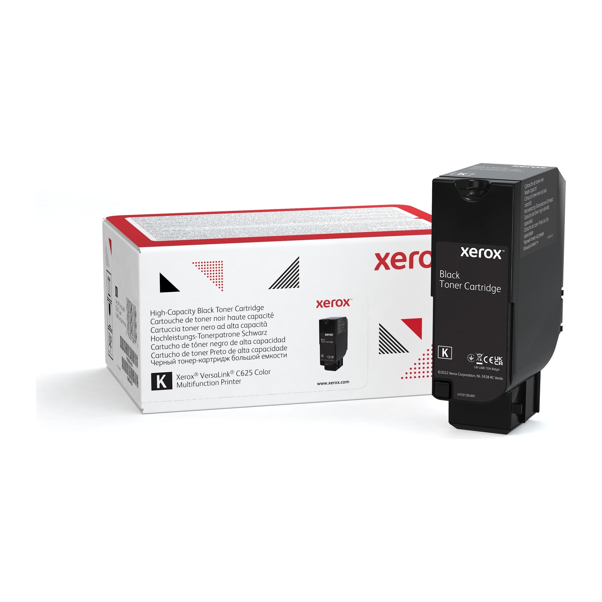 Tóner Negro marca Xerox para modelos Xerox Versalink C625_DN para 25000 impresiones